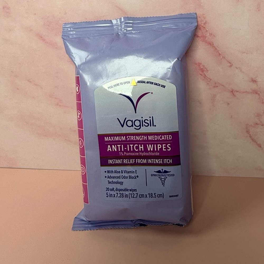 Maximum Strength Anti-Itch Wipes